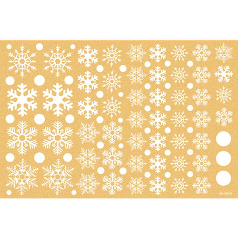 Snowflake Electrostatic Stickers Scene Layout Glass Door Window Stickers New Year Decorations Christmas Stickers - Image 1